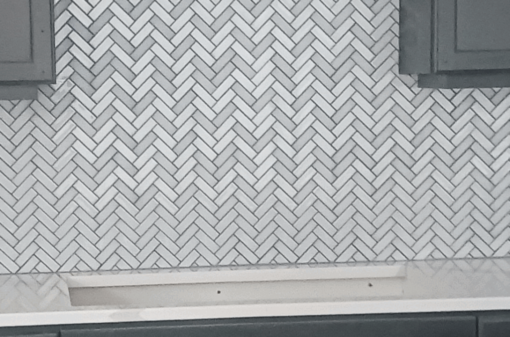 Trinity Tile & Construction, LLC - Kitchen Remodel Harringbone